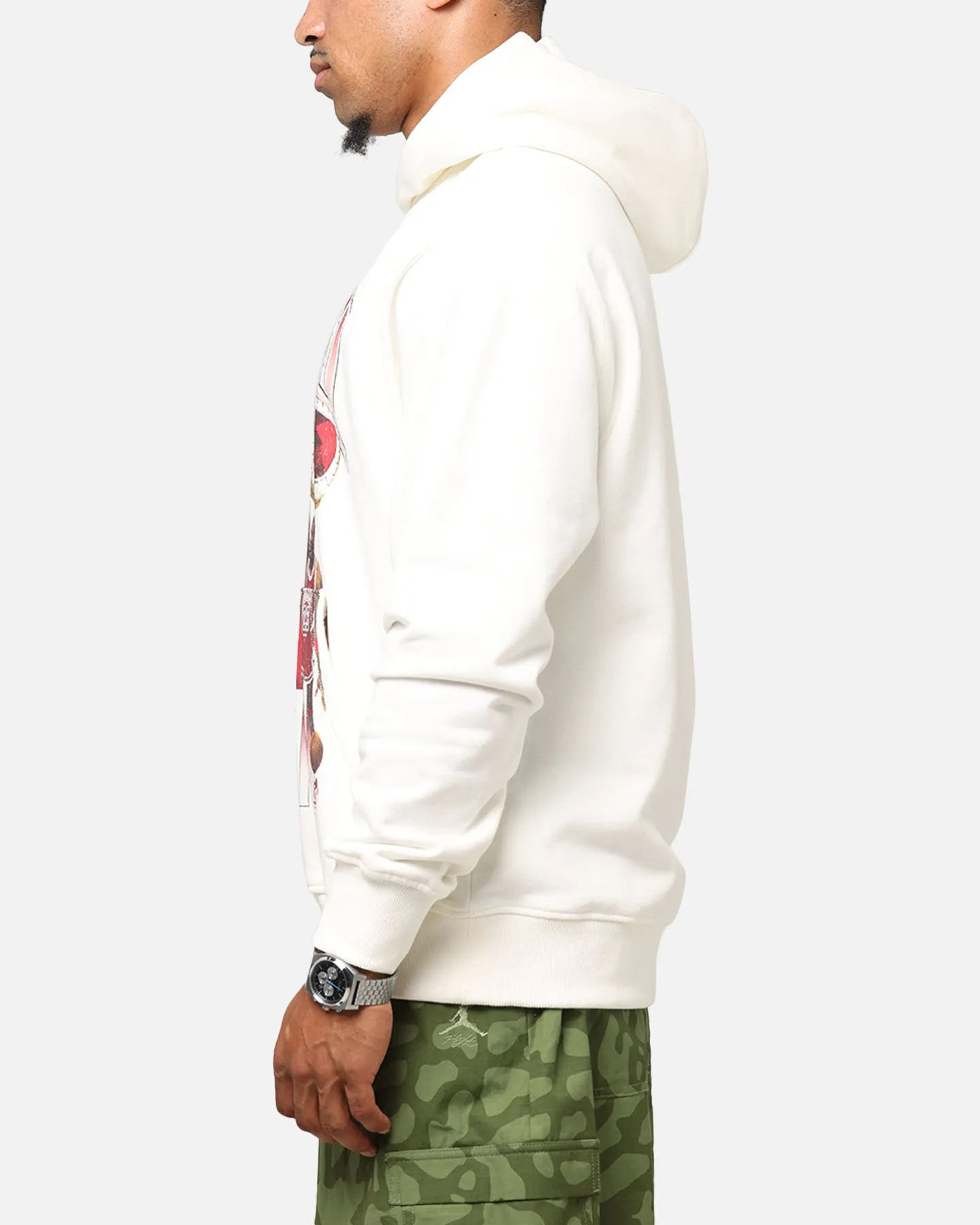 Jordan Jumpman Flight Graphic Fleece Pullover Kapuzenpullover Segel
