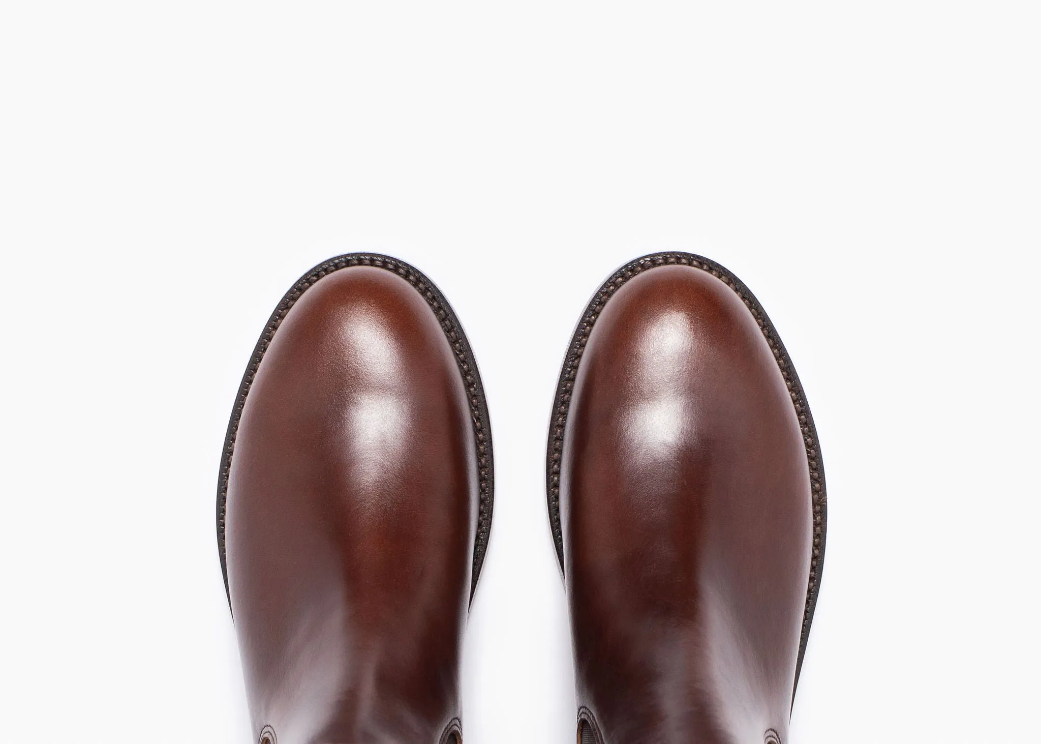 Josephine Chelsea Stiefel Karmesinrot Chromexcel