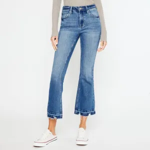 KanCan Damen High-Rise Crop-Jeans