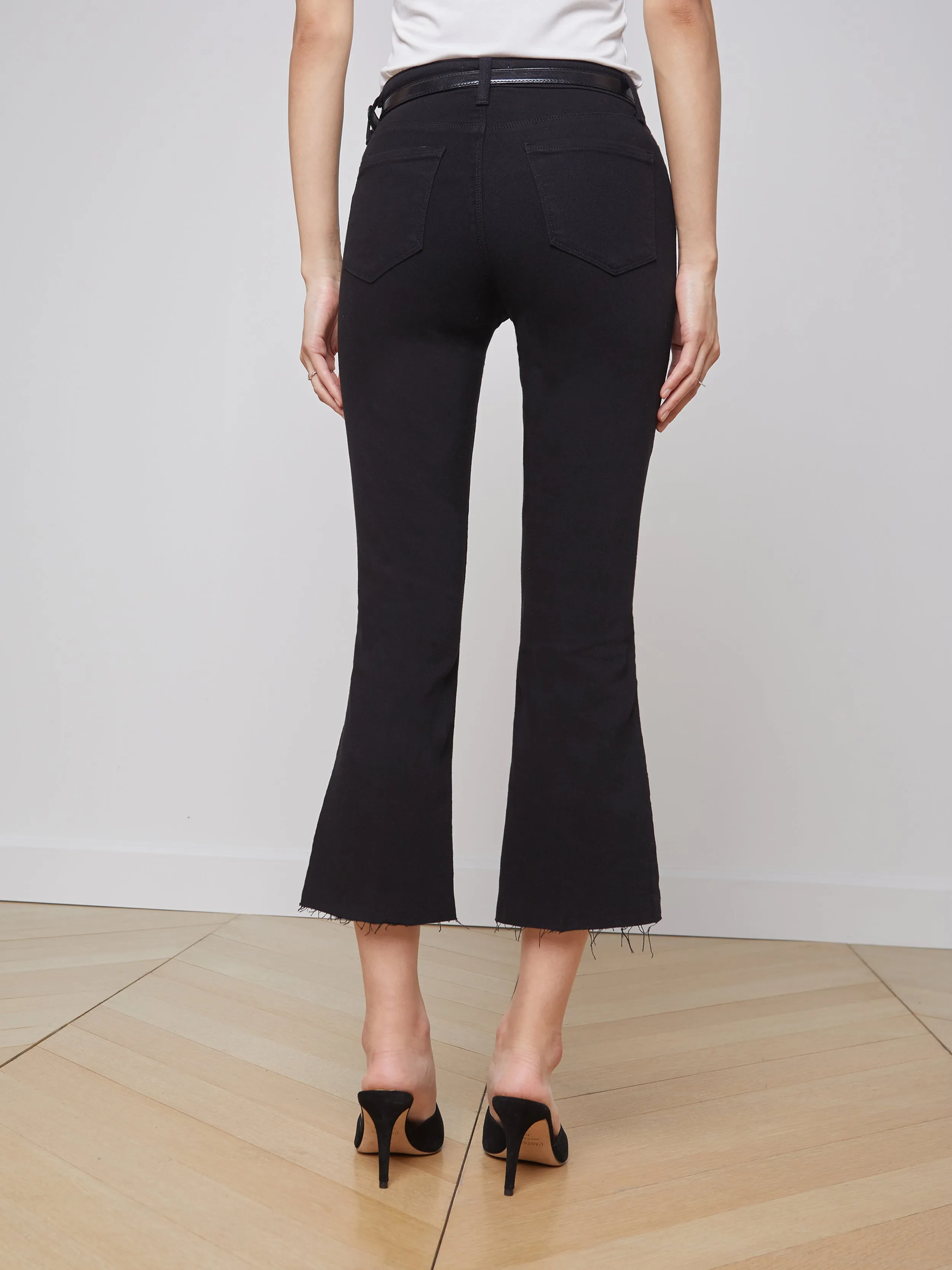 Kendra Cropped Flare Jeans