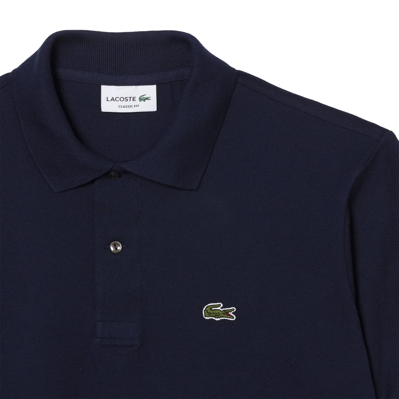 Lacoste Original L.12.12 Petit Pique Baumwoll-Polohemd Mitternachtsblau