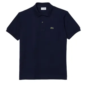 Lacoste Original L.12.12 Petit Pique Baumwoll-Polohemd Mitternachtsblau