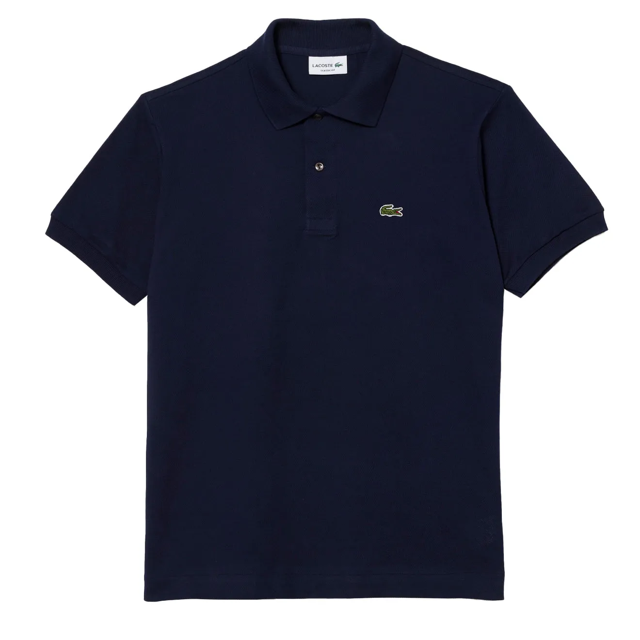 Lacoste Original L.12.12 Petit Pique Baumwoll-Polohemd Mitternachtsblau