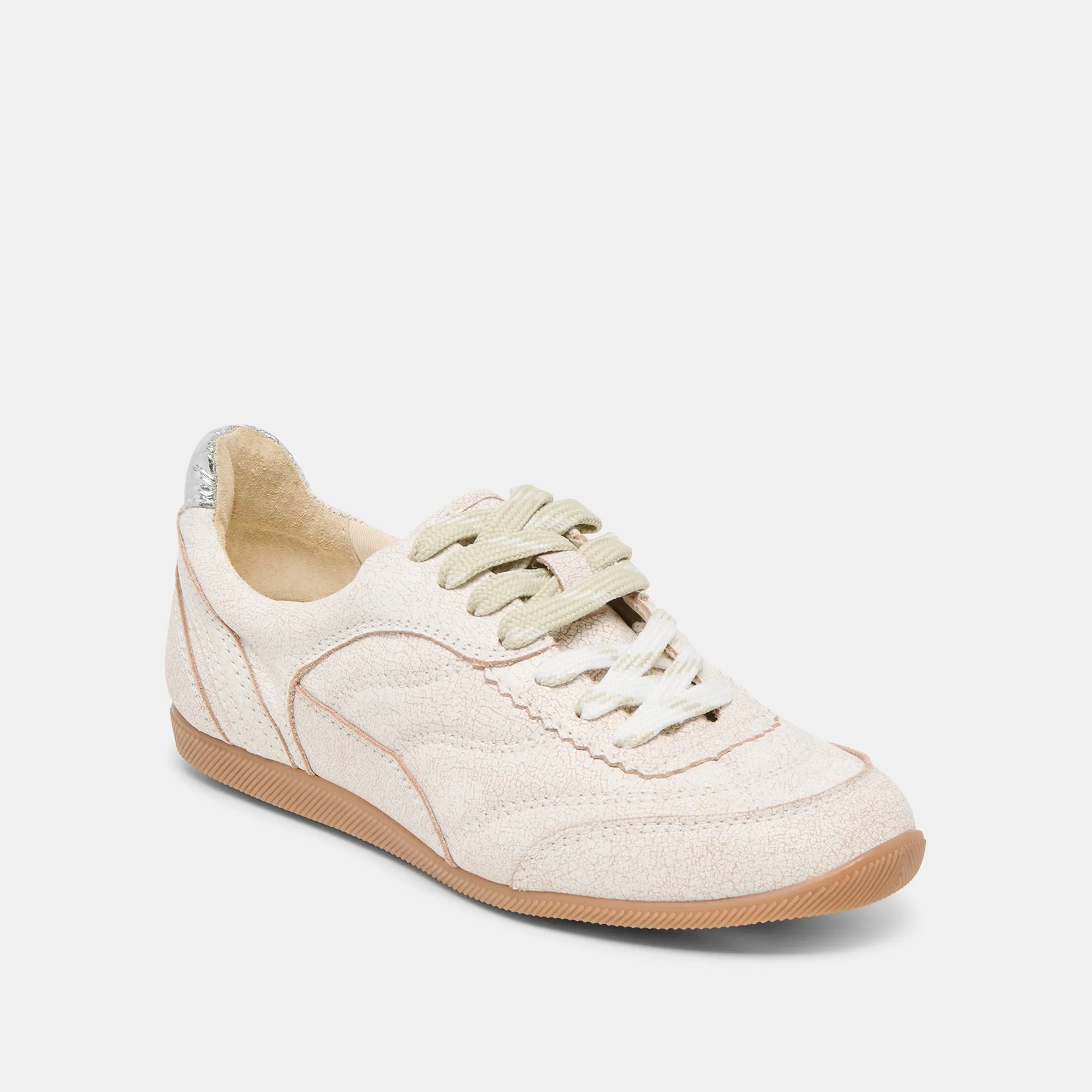 LAINI SNEAKERS OFF WHITE GEBROCHENES LEDER