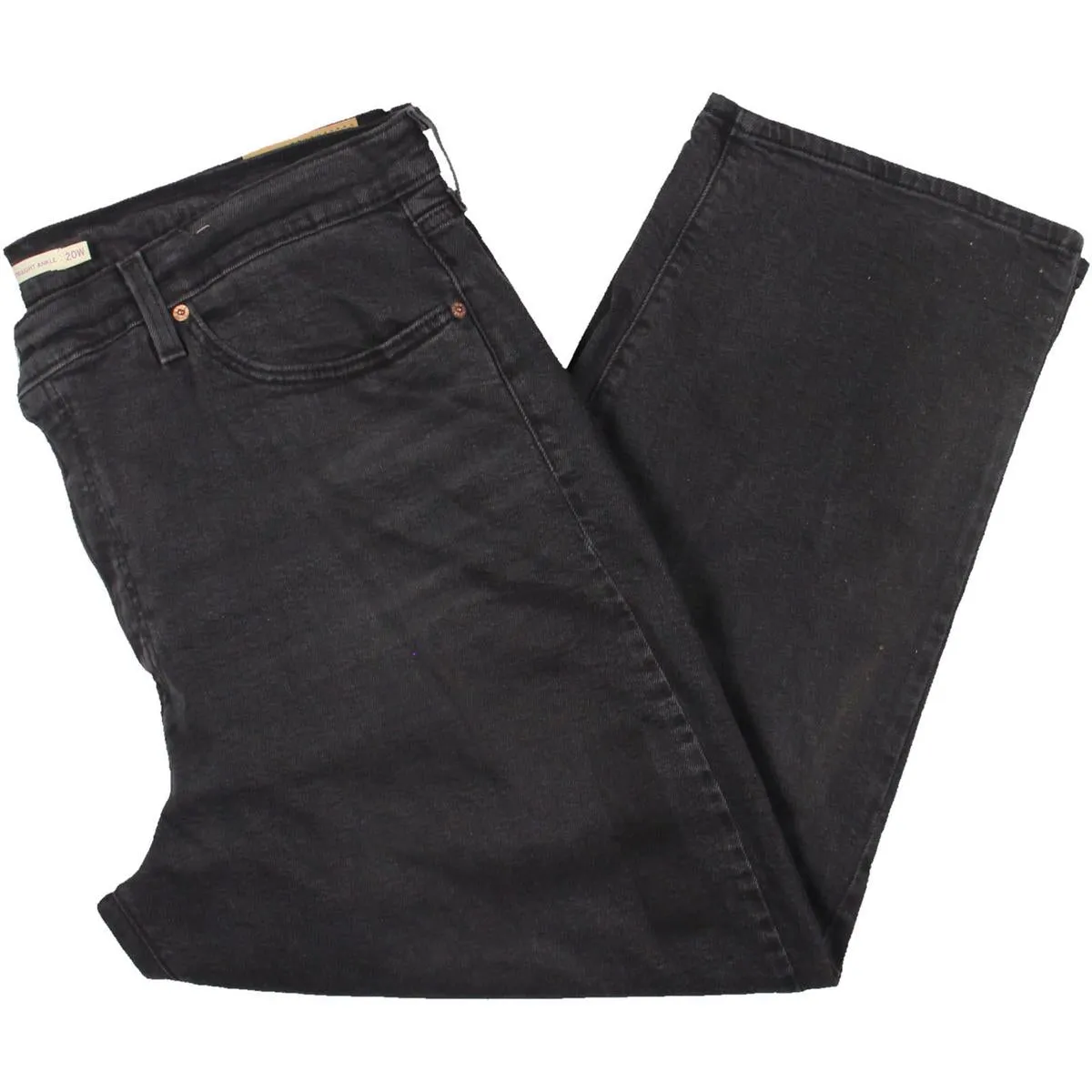 Levi Strauss & Co. Damen Plus Super High Rise Knöchelgerade Jeans