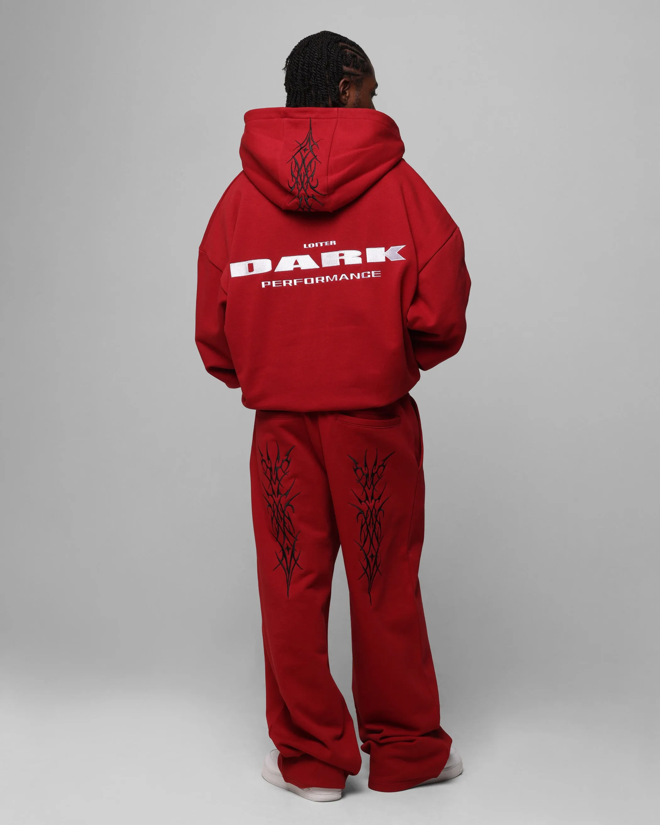 Loiter Blood Born Zip Hoodie Weinrot