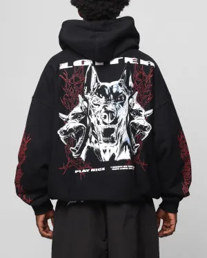 Loiter Chrome Dogs Vintage Hoodie Schwarz