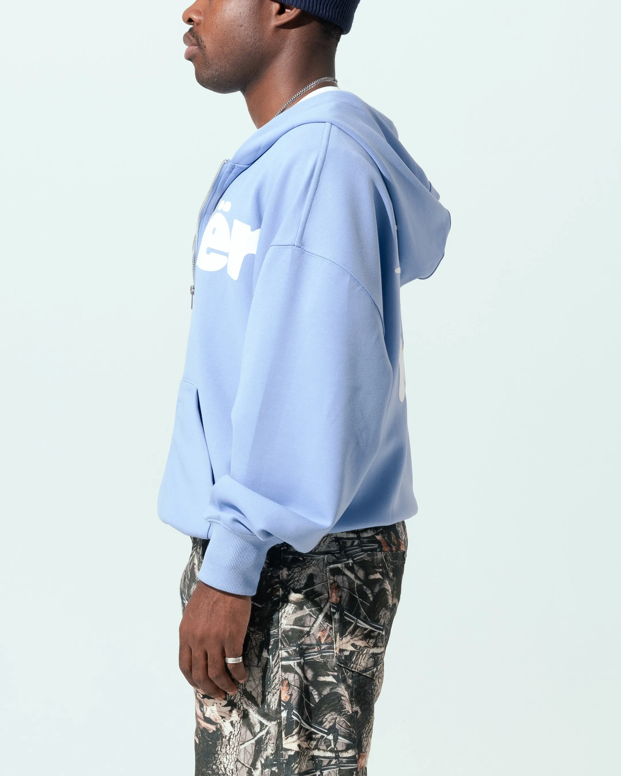 Loiter Cloud 9 Zip Hoodie Blau