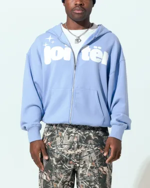 Loiter Cloud 9 Zip Hoodie Blau