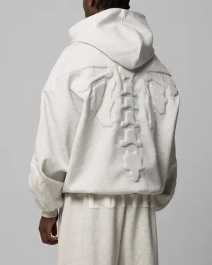 Loiter Sandevistan Kapuzenpullover Grau Meliert