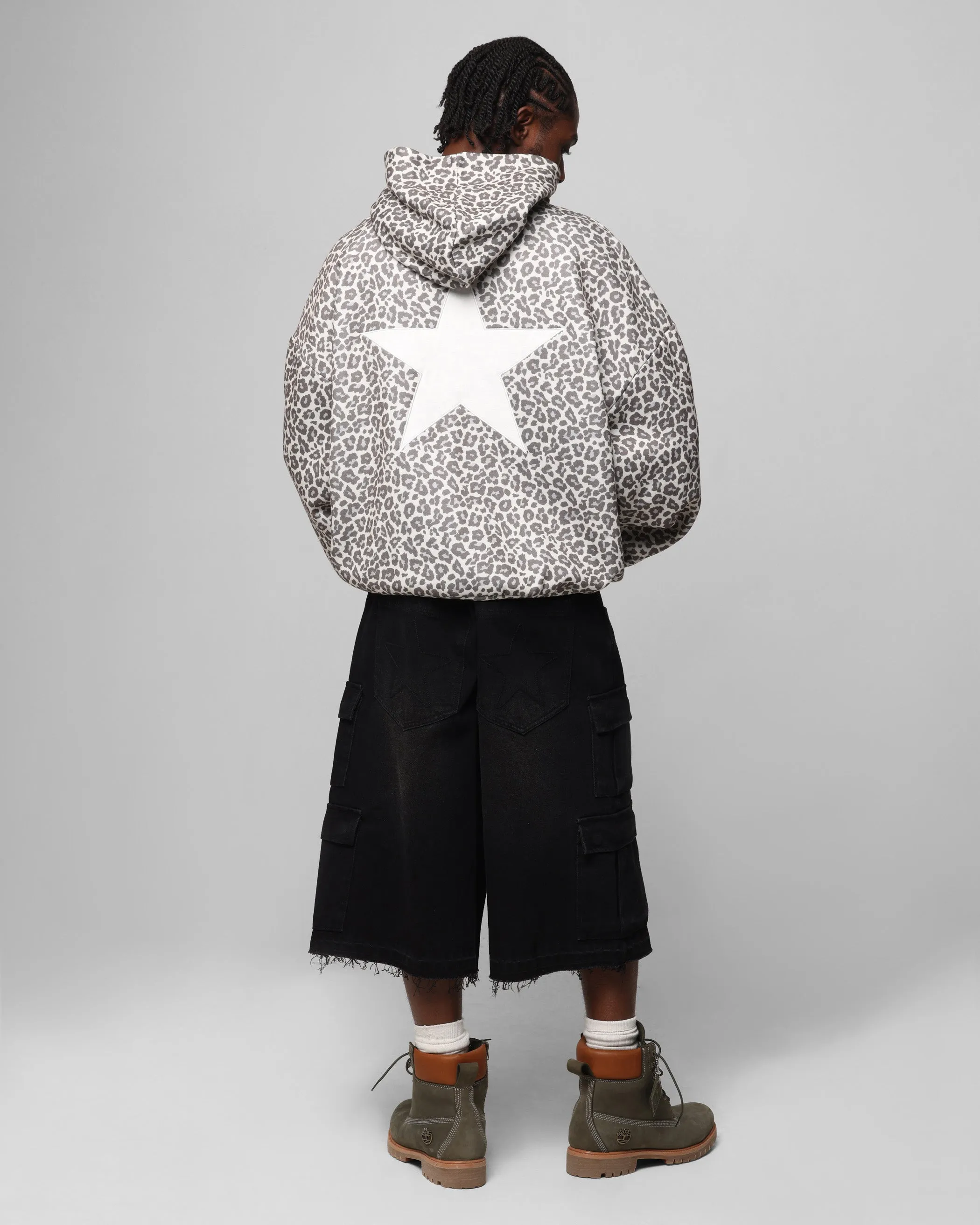 Loiter Soho Kapuzenpullover Schneeleopard