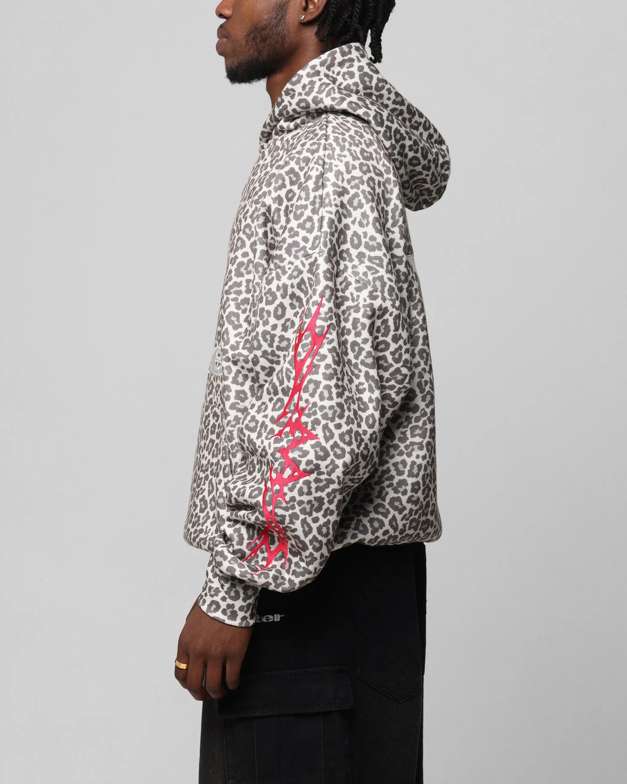 Loiter Soho Kapuzenpullover Schneeleopard