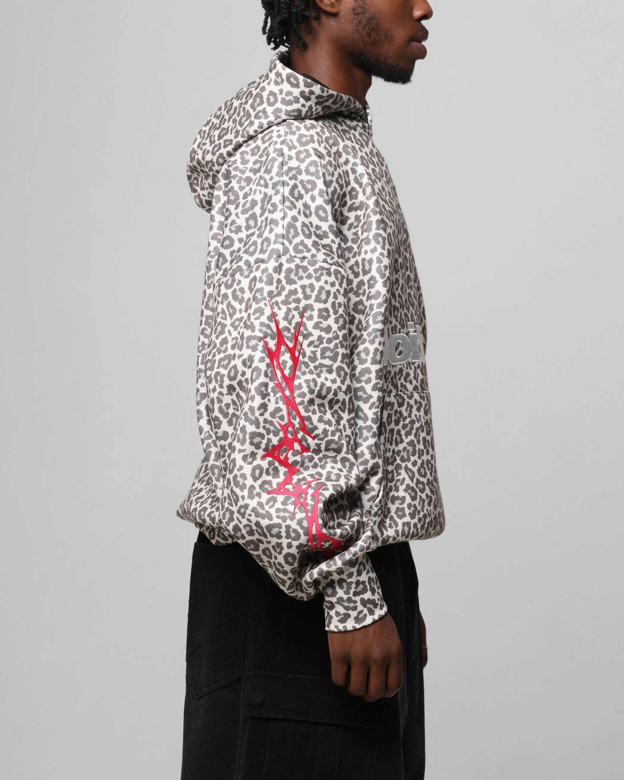 Loiter Soho Kapuzenpullover Schneeleopard