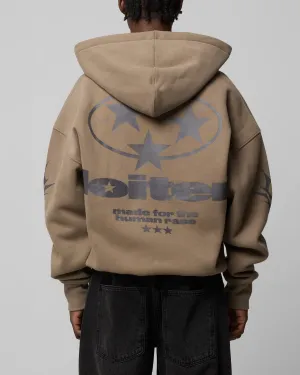 Loiter Solar Zip Hoodie Braun