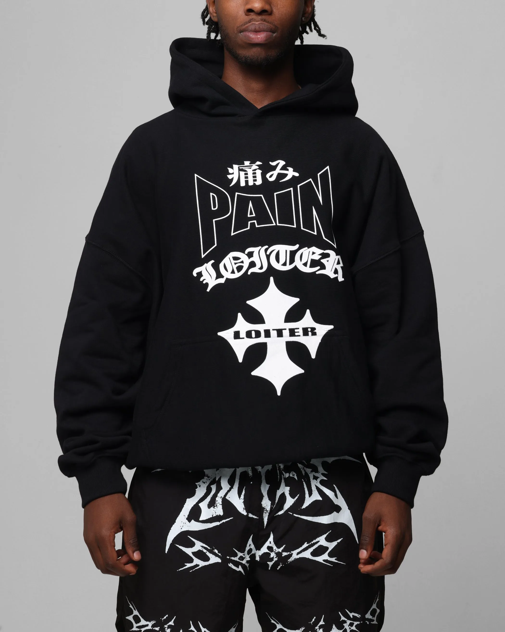 Loiter Ultimate Pain Hoodie Schwarz