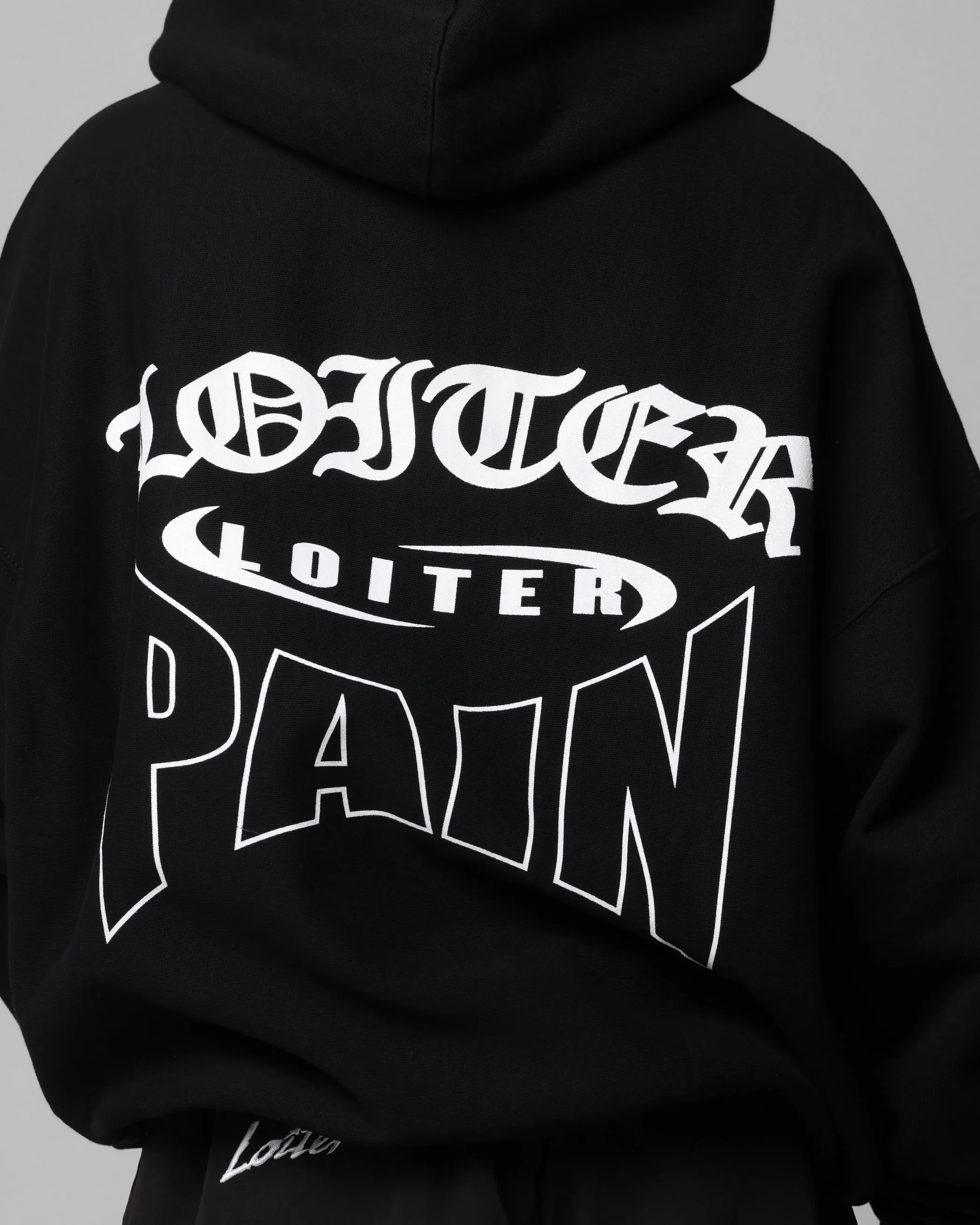 Loiter Ultimate Pain Hoodie Schwarz