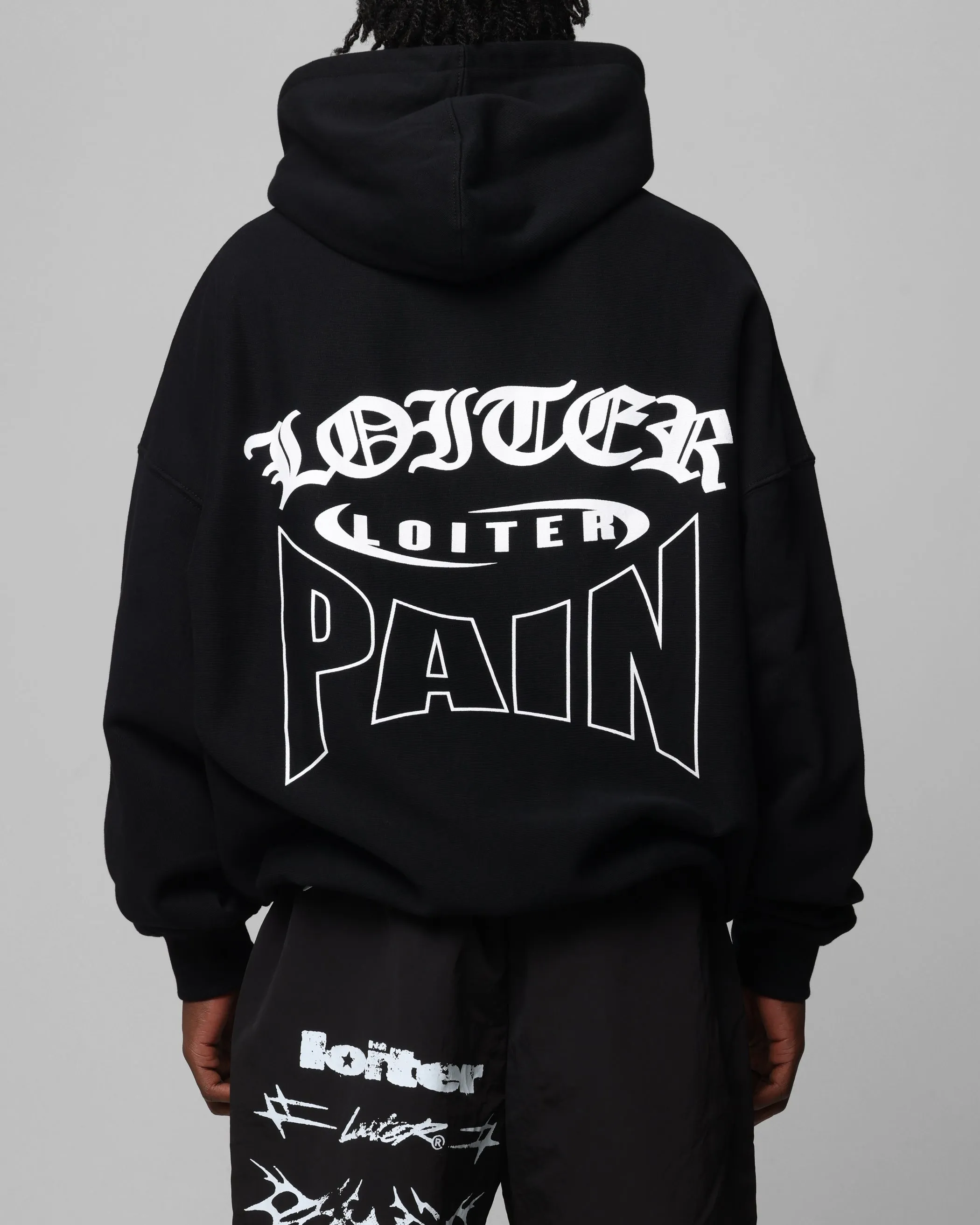 Loiter Ultimate Pain Hoodie Schwarz