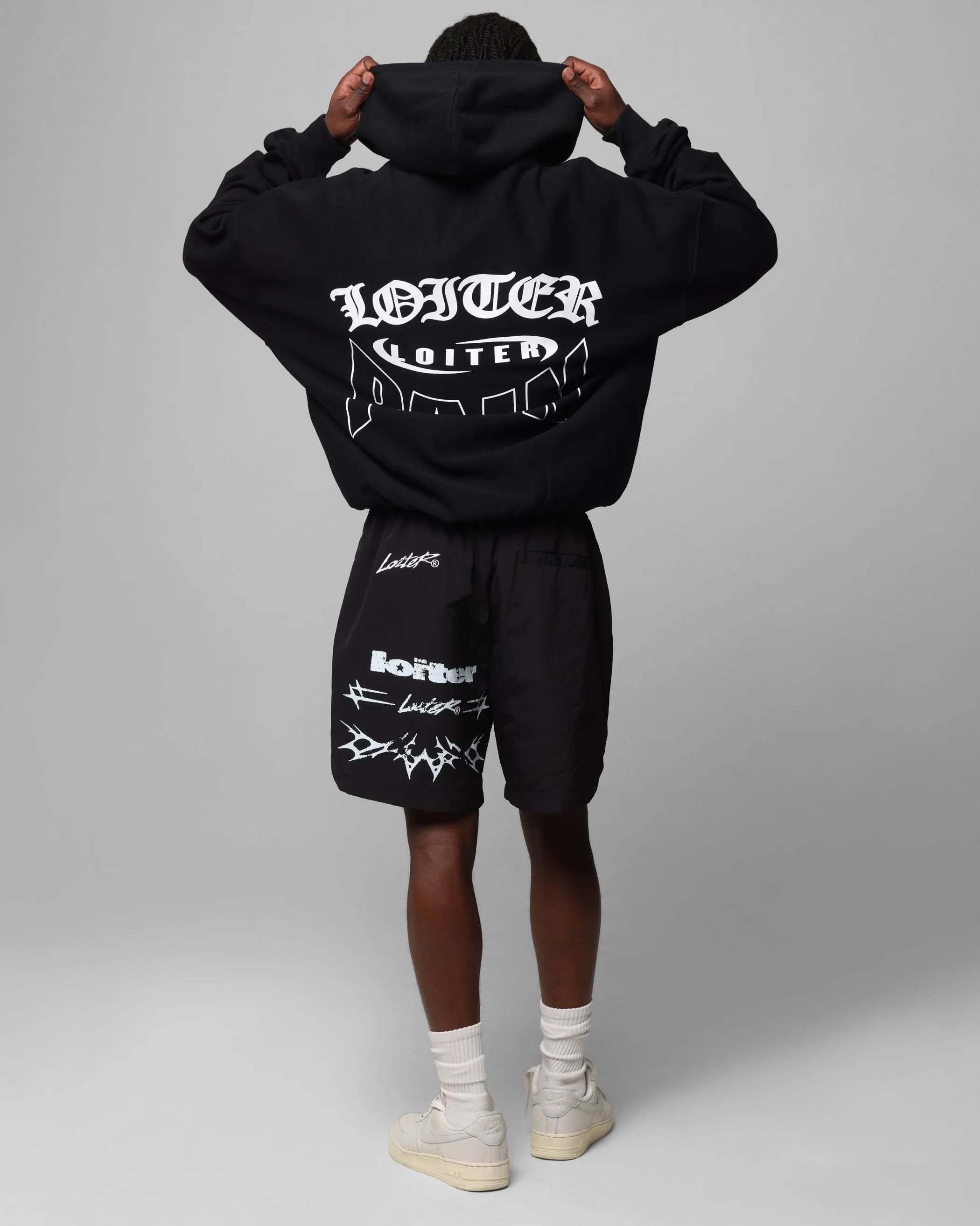Loiter Ultimate Pain Hoodie Schwarz