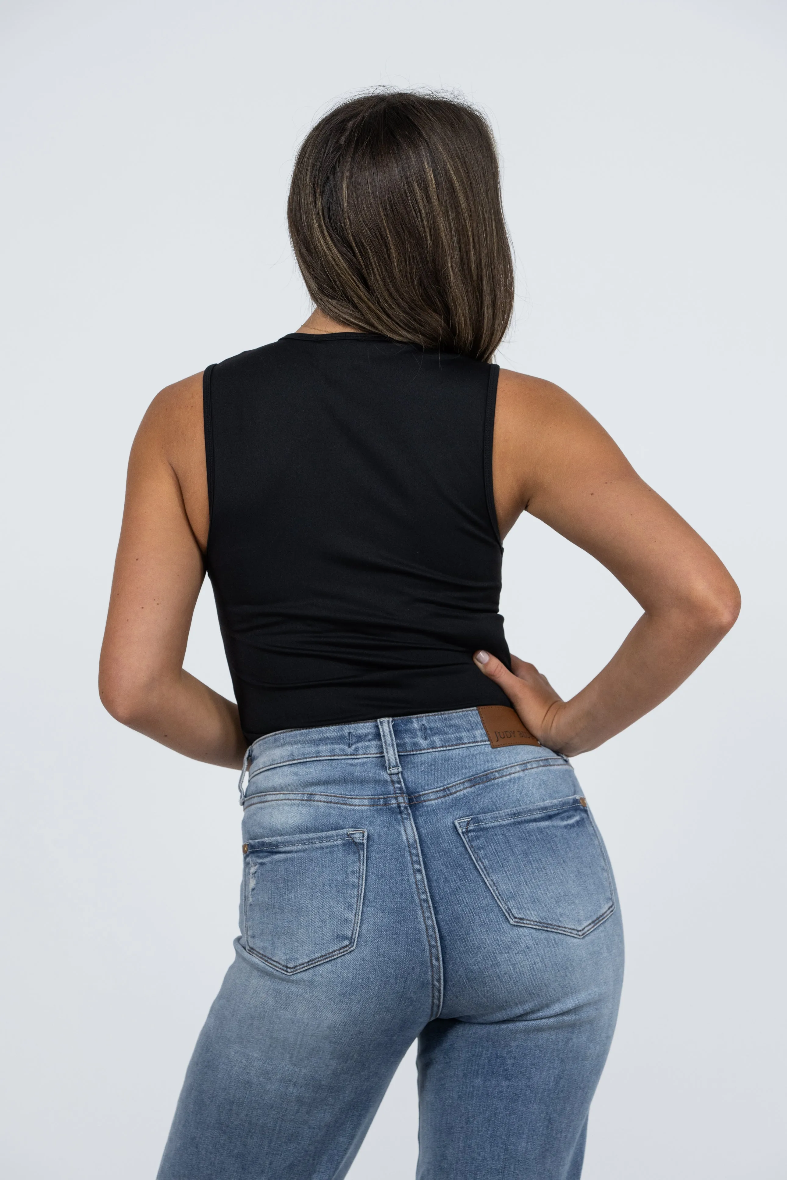 Schönste Looks Damen Leichtes Schichtungs-Sleeveless Bodysuit *Endgültiger Verkauf*