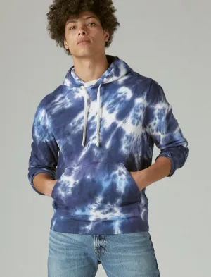 Lucky Brand Velours-Terry-Strickpullover mit Tie-Dye-Muster Mehrfarbig Lucky Brand
