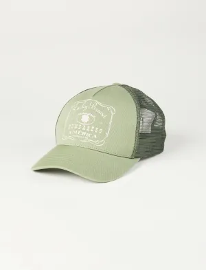 Lucky Brand Vintage Trucker Hut Staubiges Oliv Lucky Brand