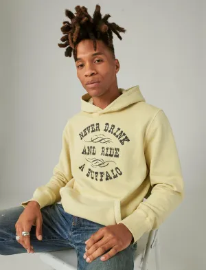Lucky Brand Yellowstone Never Drink Hoodie Austerngrau Lucky Brand