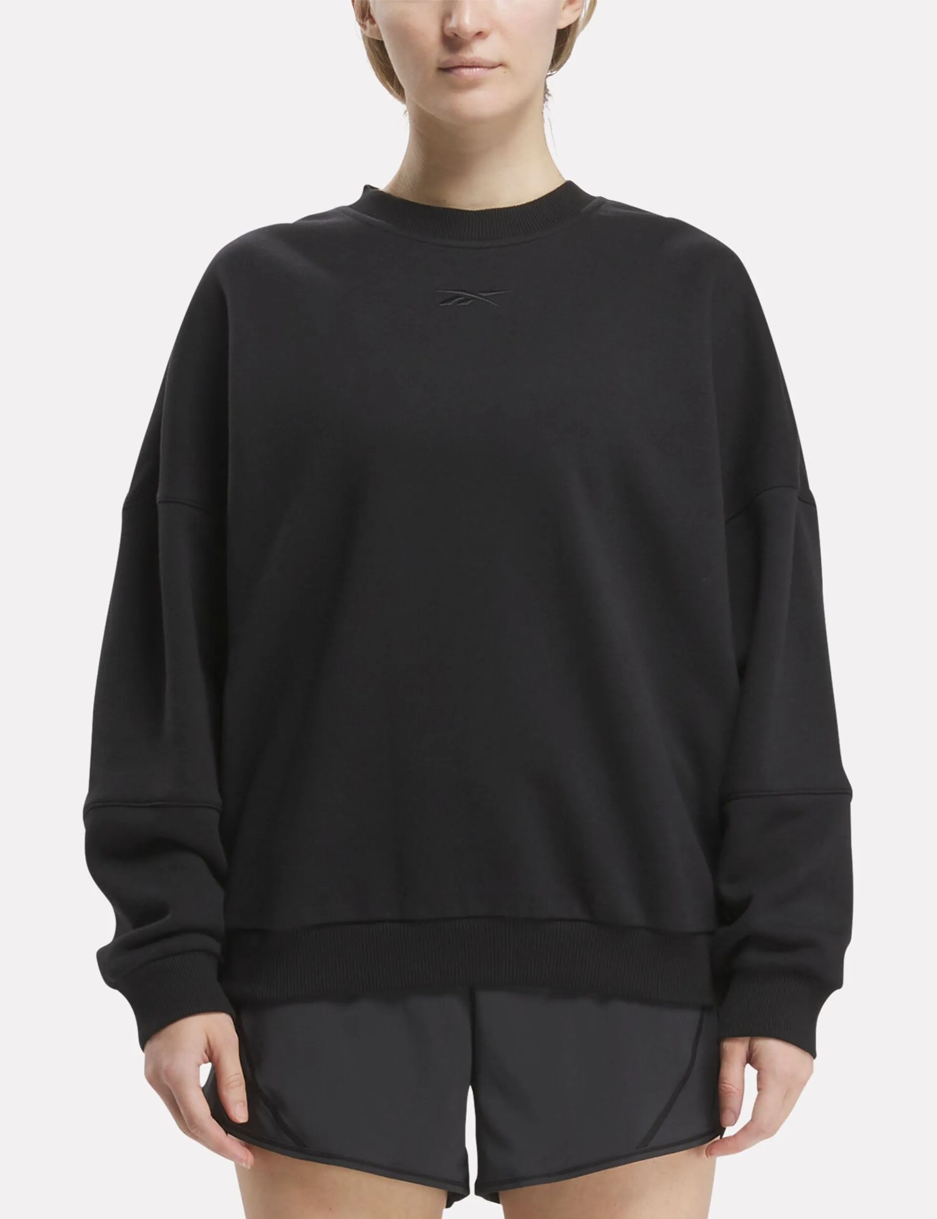 Lux Oversized Crew - Schwarz