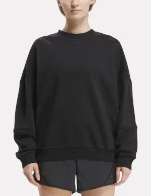 Lux Oversized Crew - Schwarz