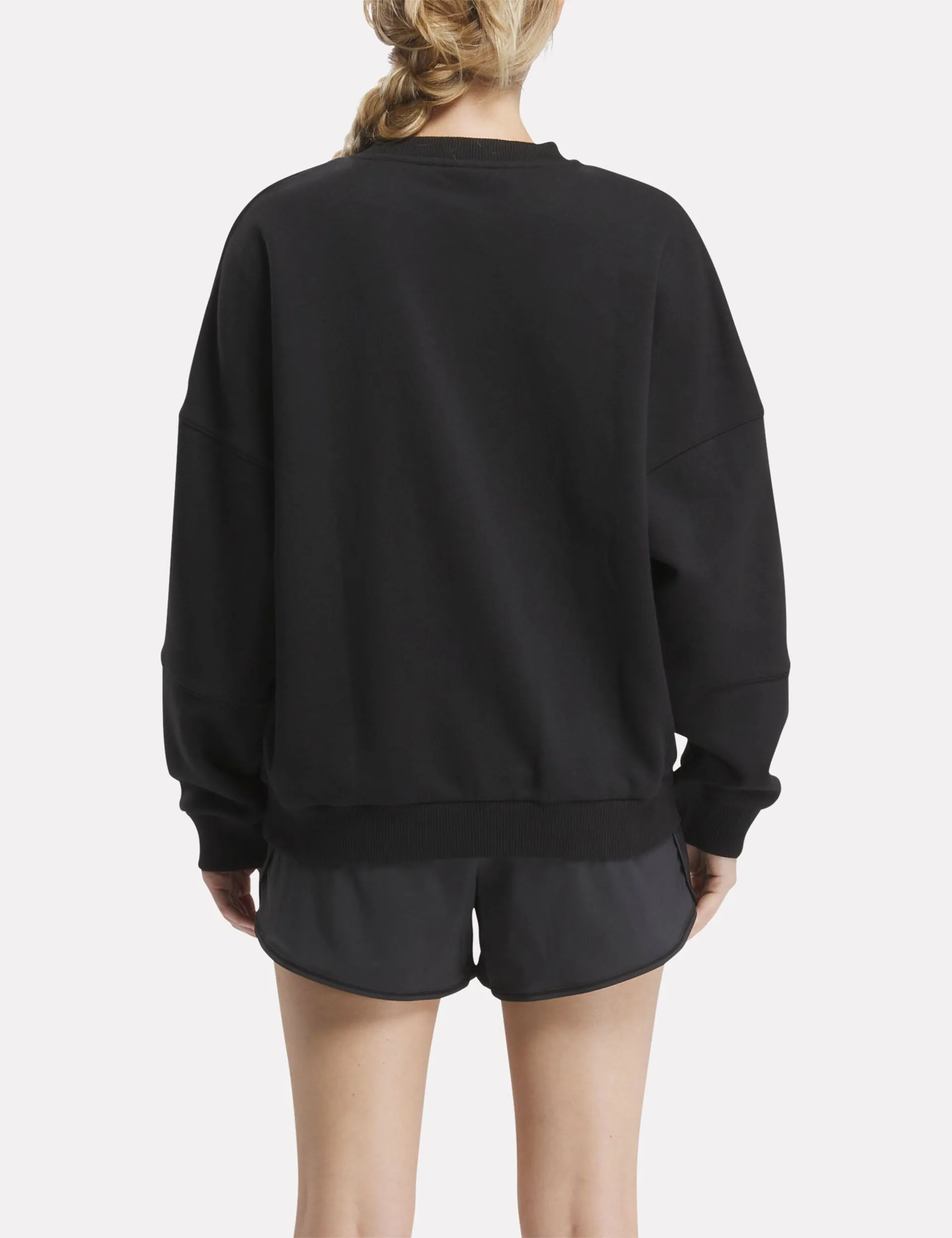 Lux Oversized Crew - Schwarz