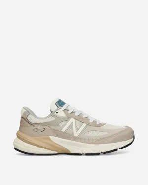 In den USA hergestellte 990v6 Sneakers in Hellbraun / Mondgestein