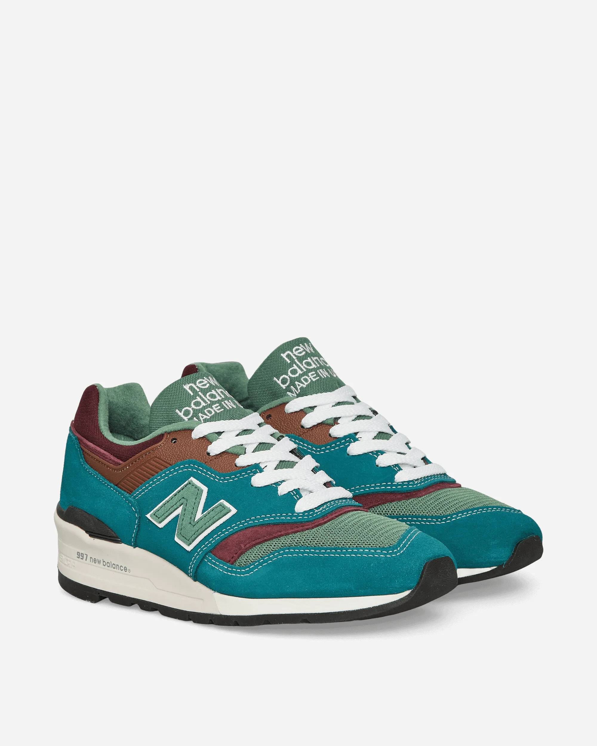 In den USA hergestellte 997 Sneakers Vintage in Türkis / Jade
