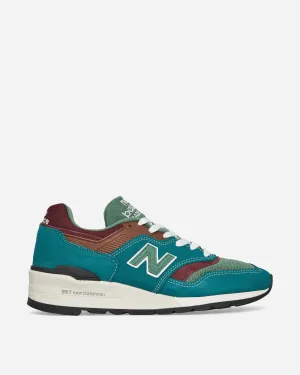 In den USA hergestellte 997 Sneakers Vintage in Türkis / Jade