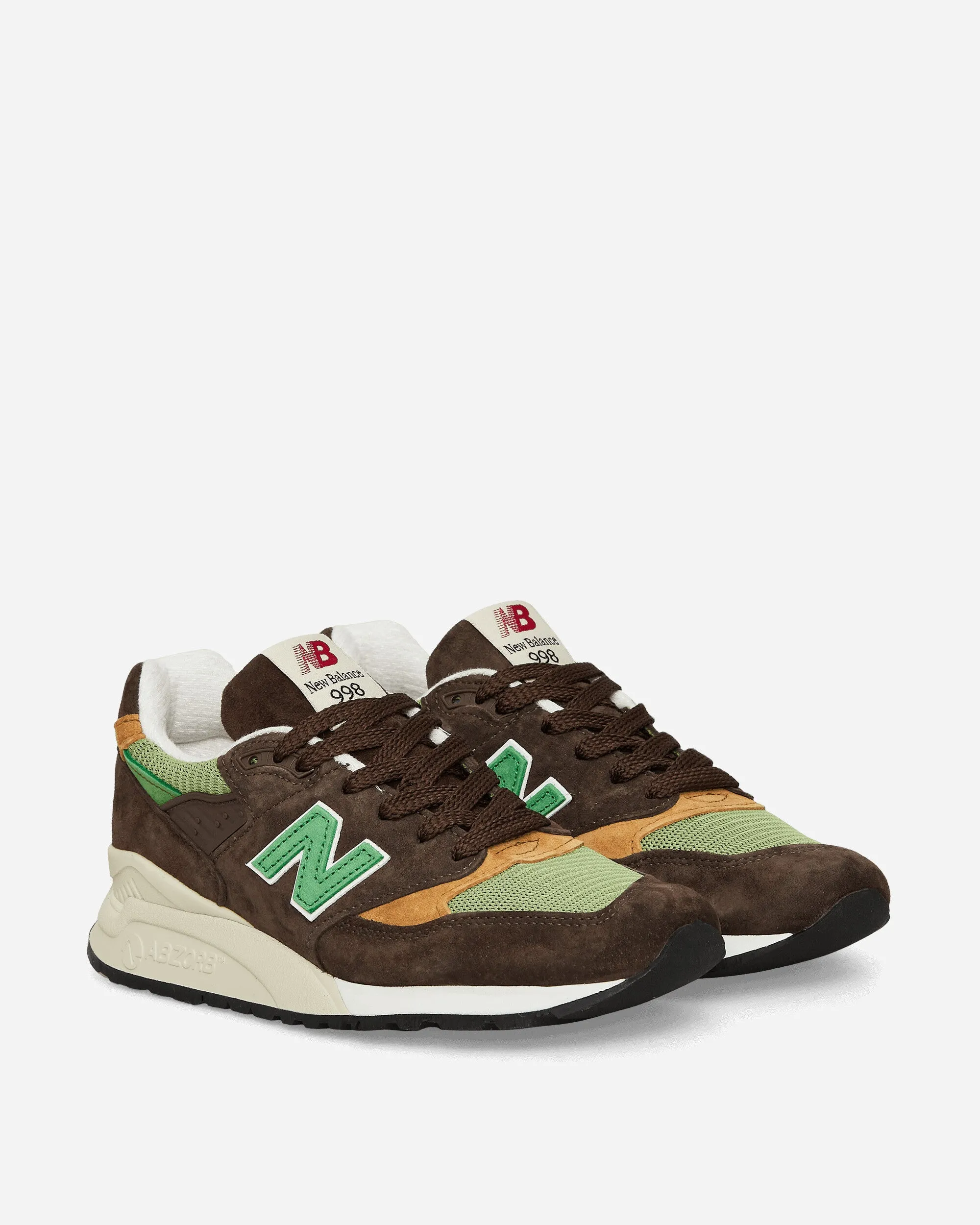 Hergestellt in USA 998 Sneakers Braun / Grün