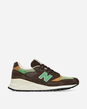Hergestellt in USA 998 Sneakers Braun / Grün