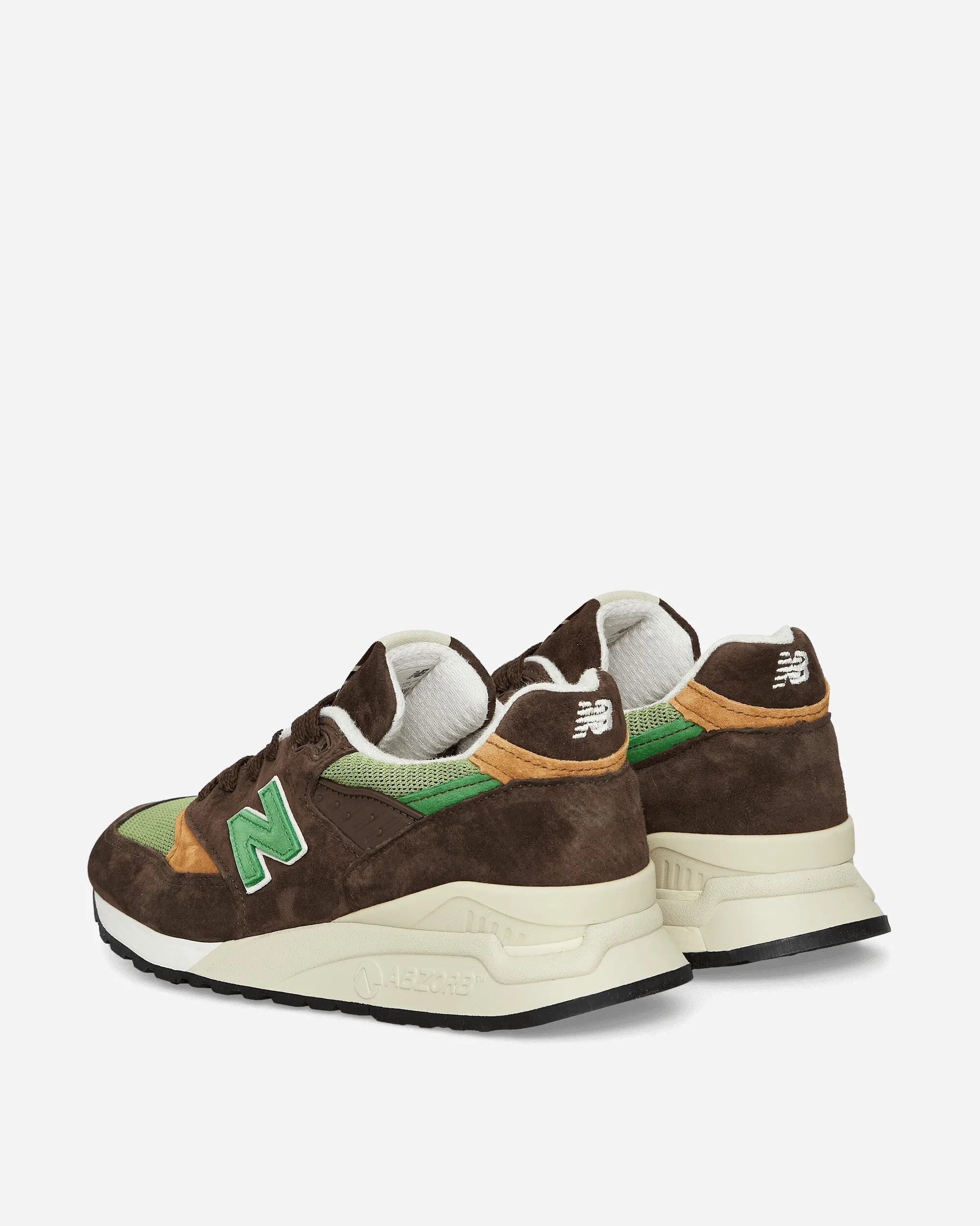 Hergestellt in USA 998 Sneakers Braun / Grün