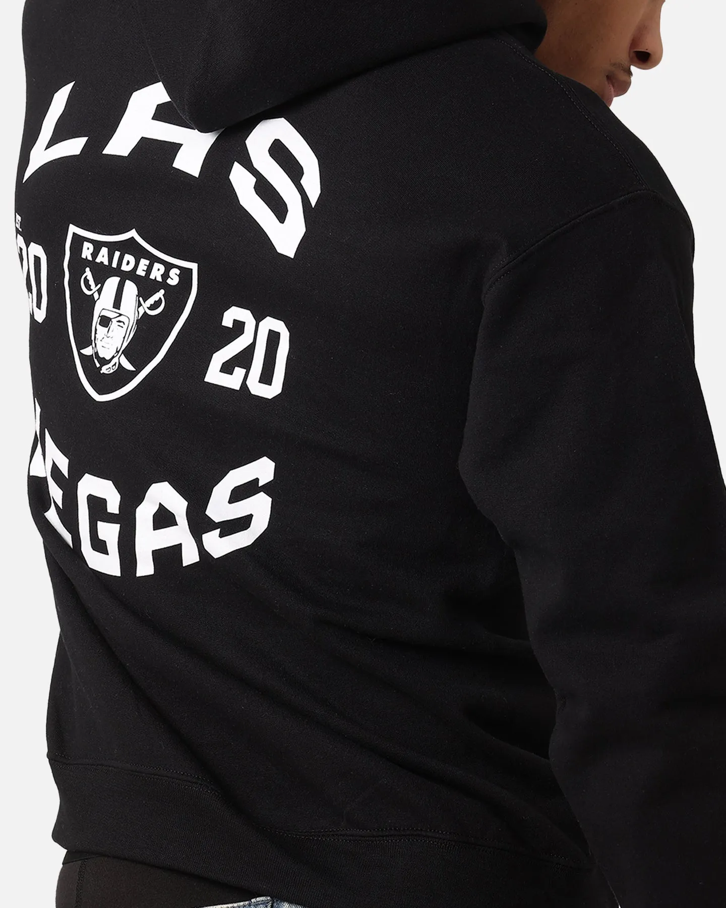 Majestic Athletic Las Vegas Raiders Doyers Brust Hoodie Schwarz