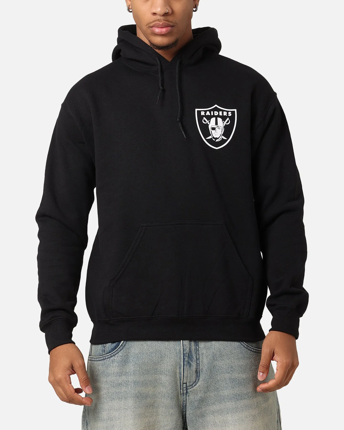 Majestic Athletic Las Vegas Raiders Doyers Brust Hoodie Schwarz