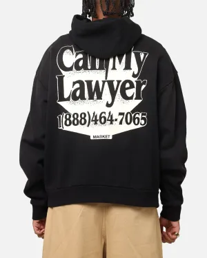 Market Call Mein Anwalt 3D Kapuzenpullover Schwarz