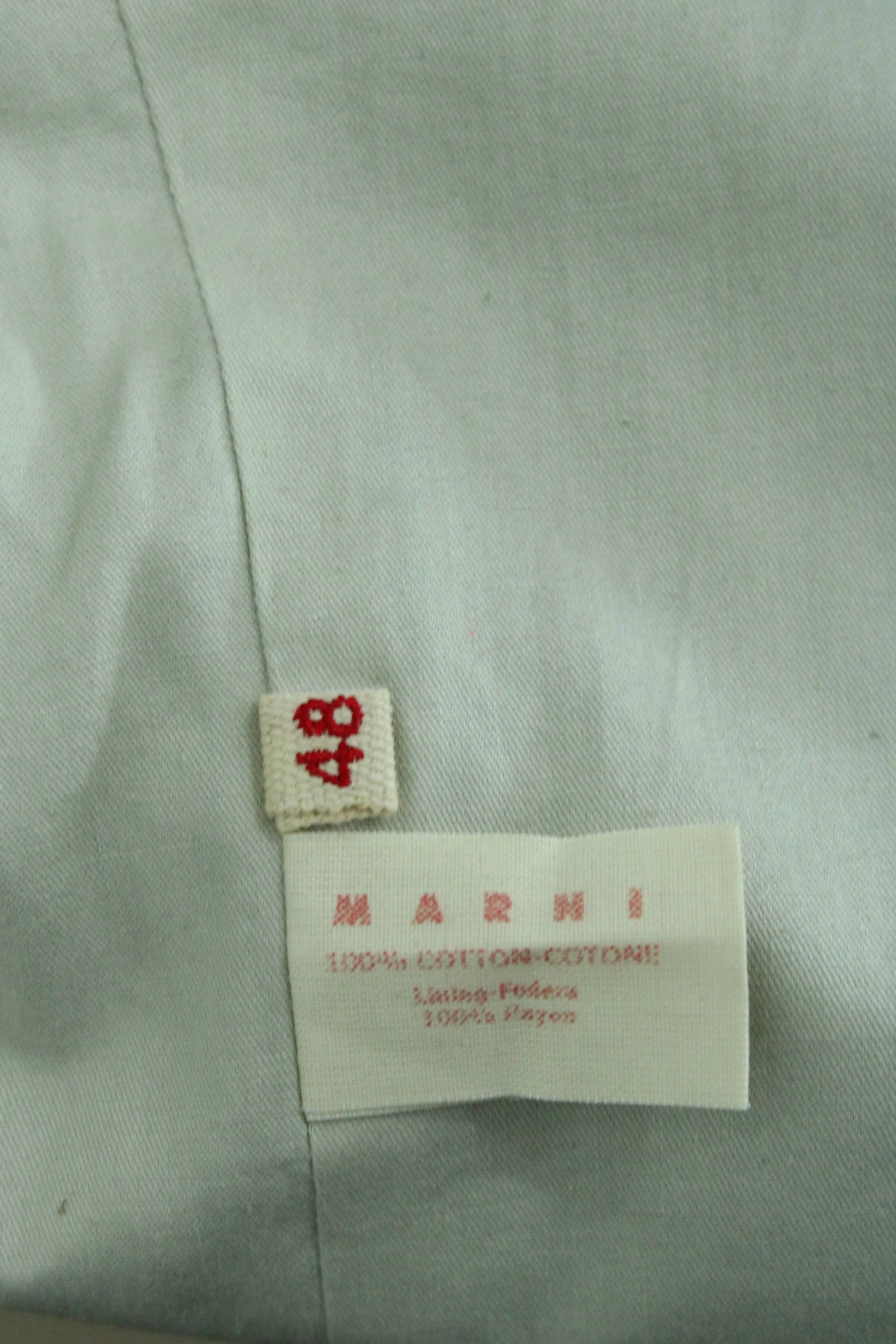Marni Blazer Anzug und Hose in grauer Baumwolle