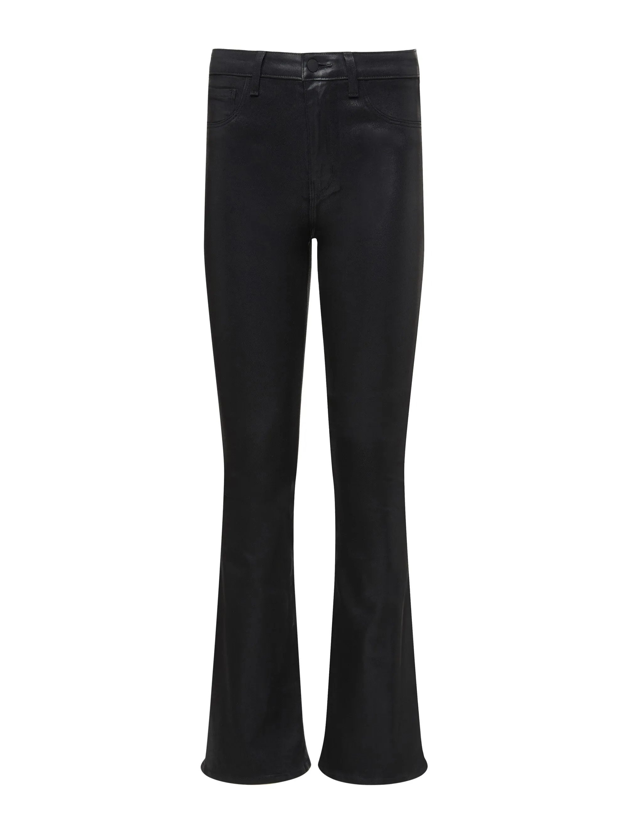 Marty Beschichtete Flare-Jeans