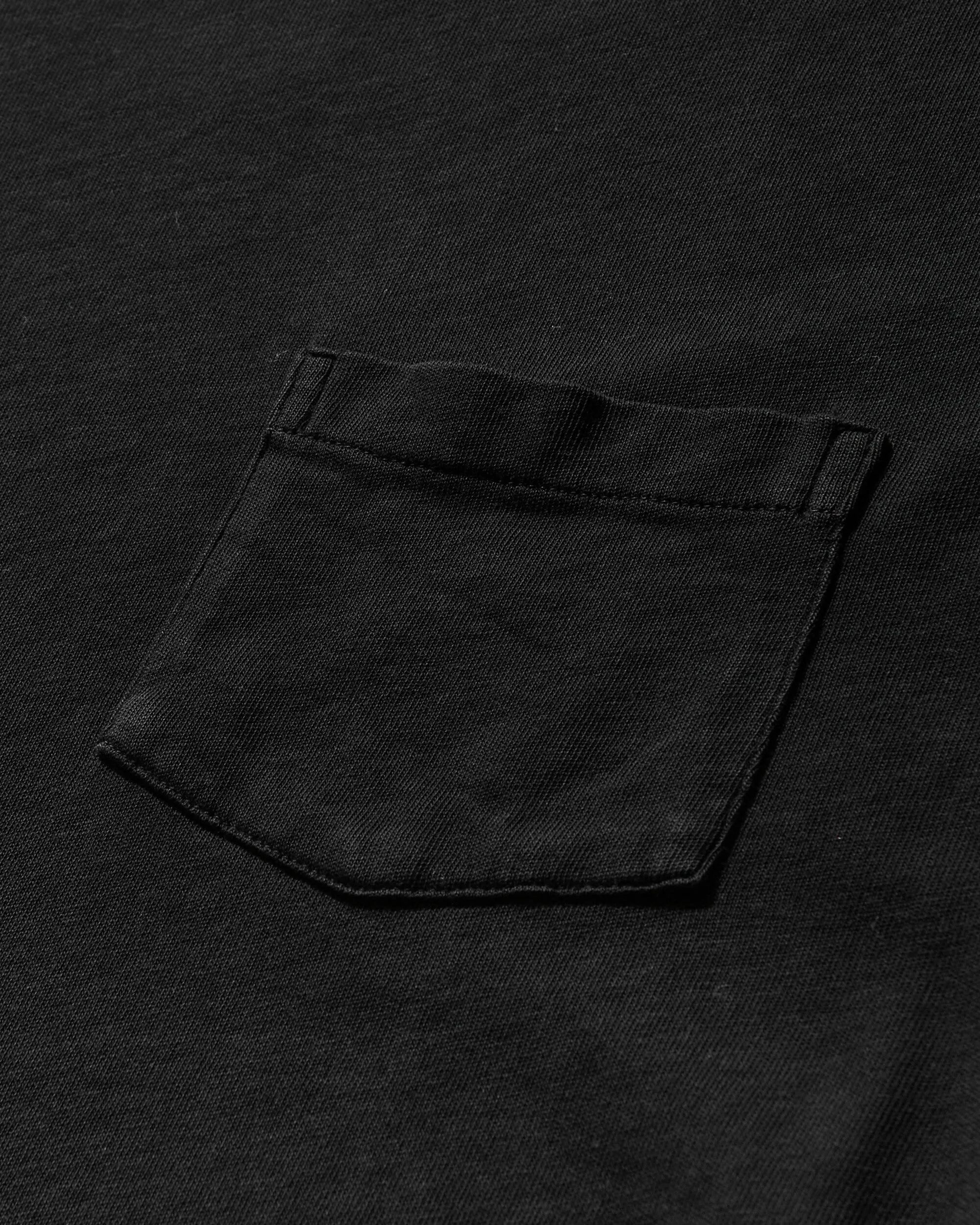 Herren-Sportshirt im Stil der 1950er Jahre Schwarz