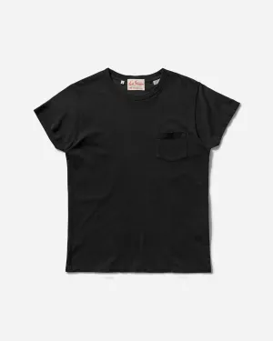 Herren-Sportshirt im Stil der 1950er Jahre Schwarz