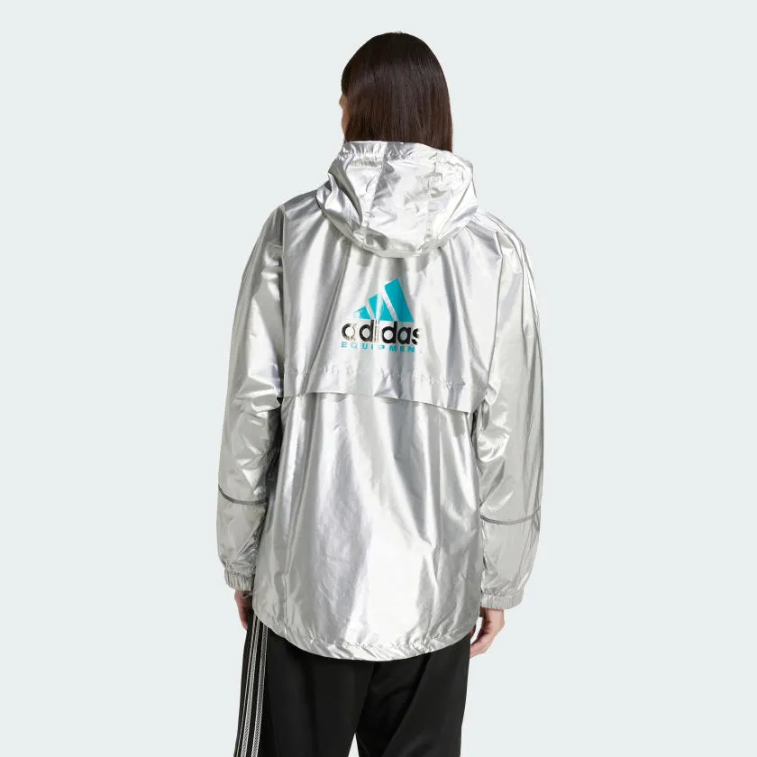 Herren adidas Equipment Metallisch Windjacke