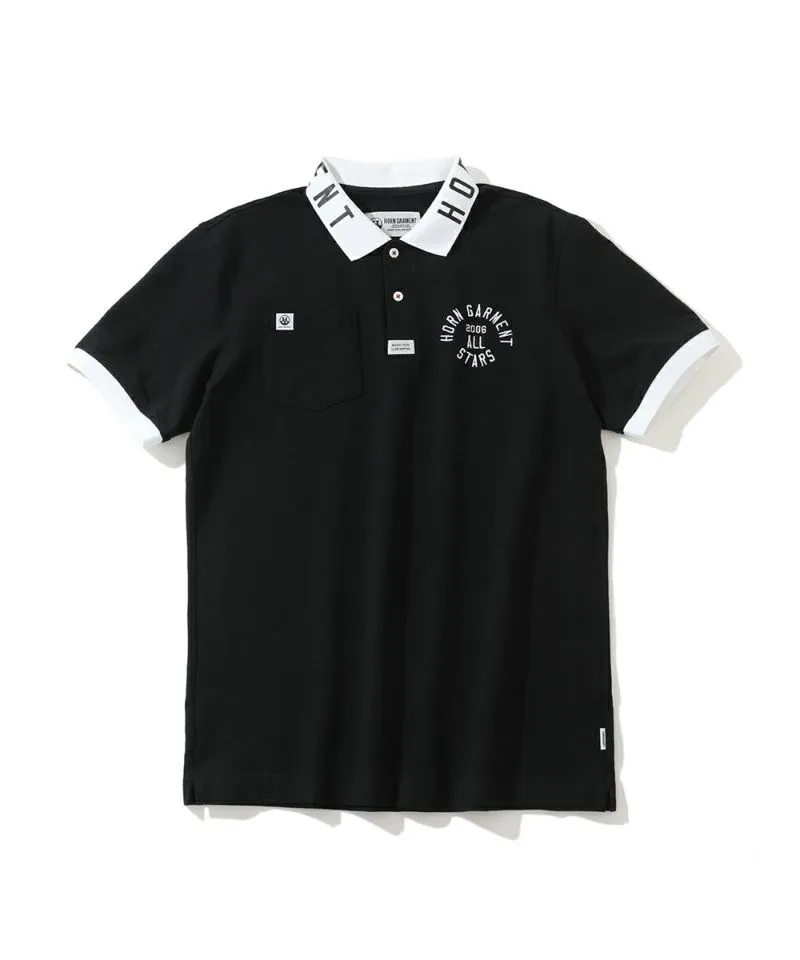 HERREN ALL STAR POLO SCHWARZ