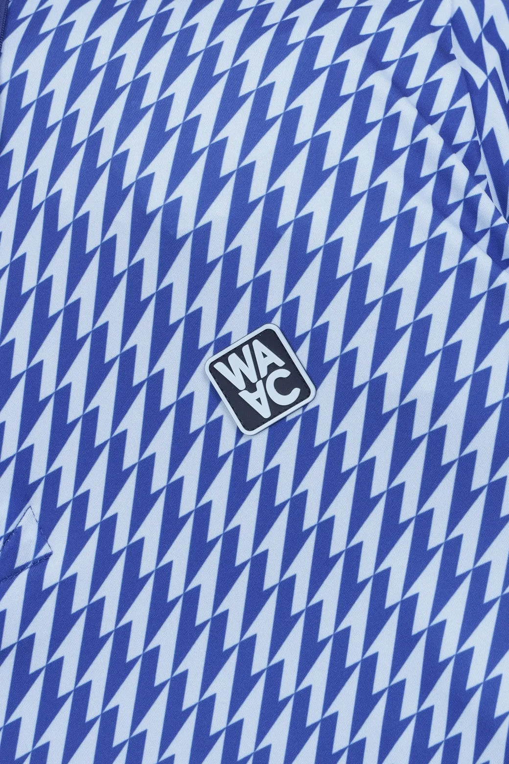 Herren ATHLETIC Pfeil Rippen Kragen Polo Blau
