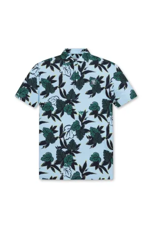 Herren ATHLETIC Forest Stretch Polo Blau