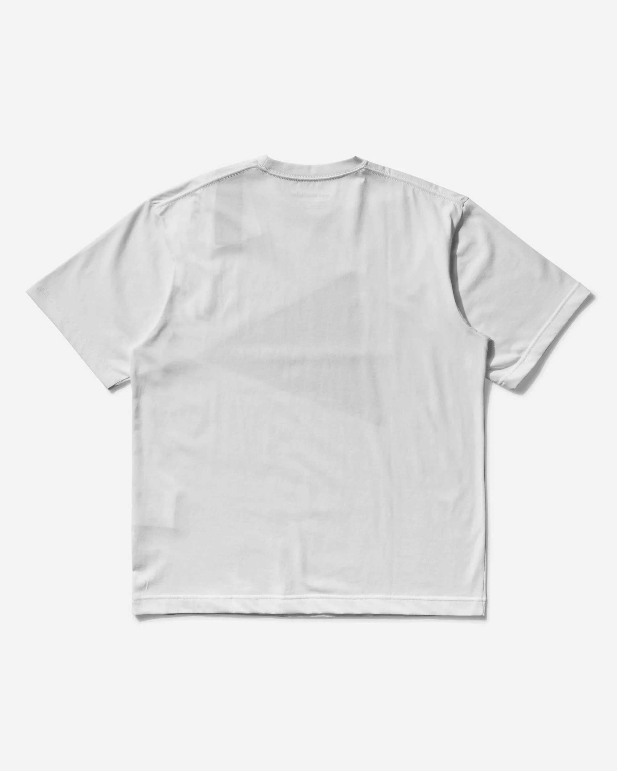 Herren T-Shirt mit großem Logo in Weiß