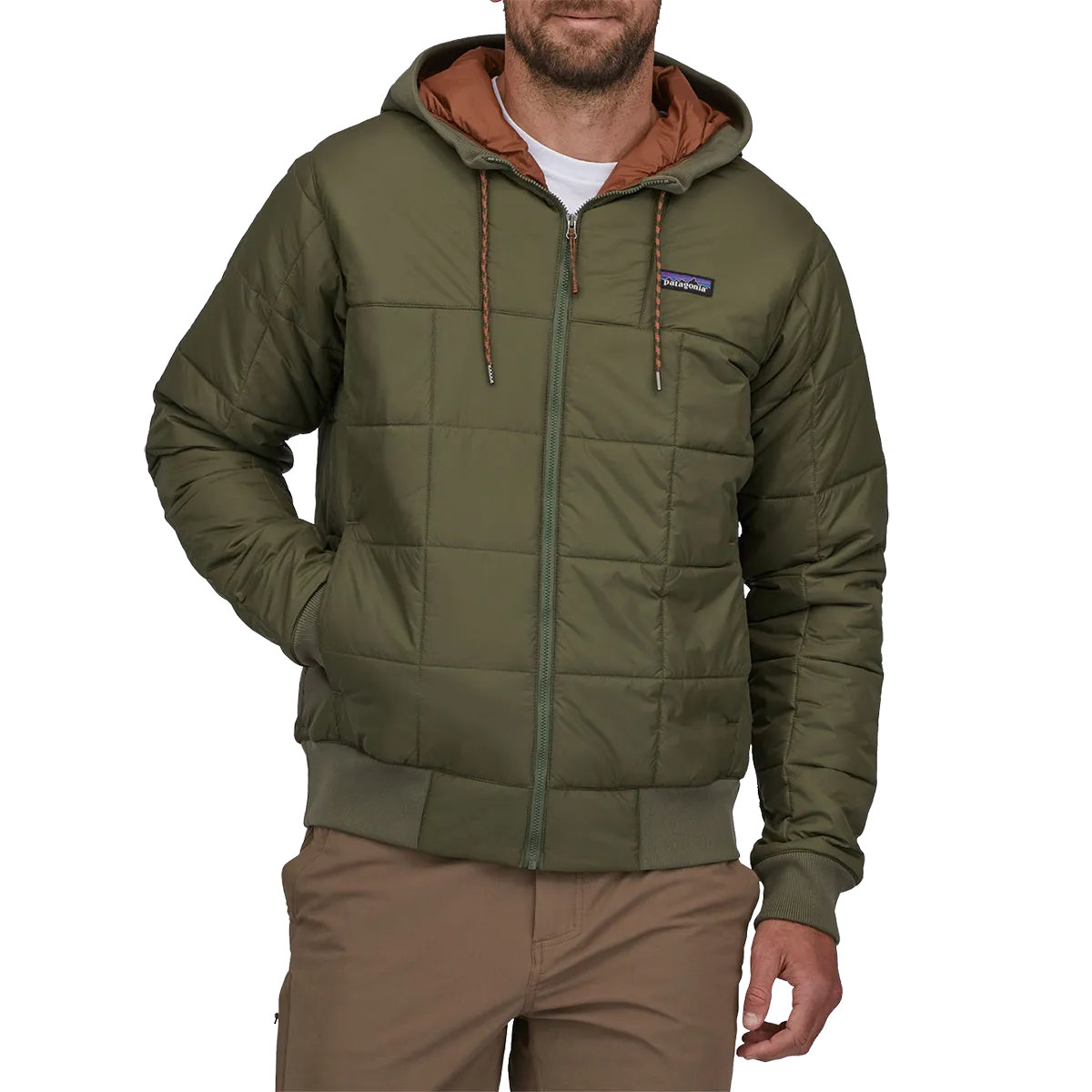 Herren Box Steppkapuzenjacke Patagonia Kleidung