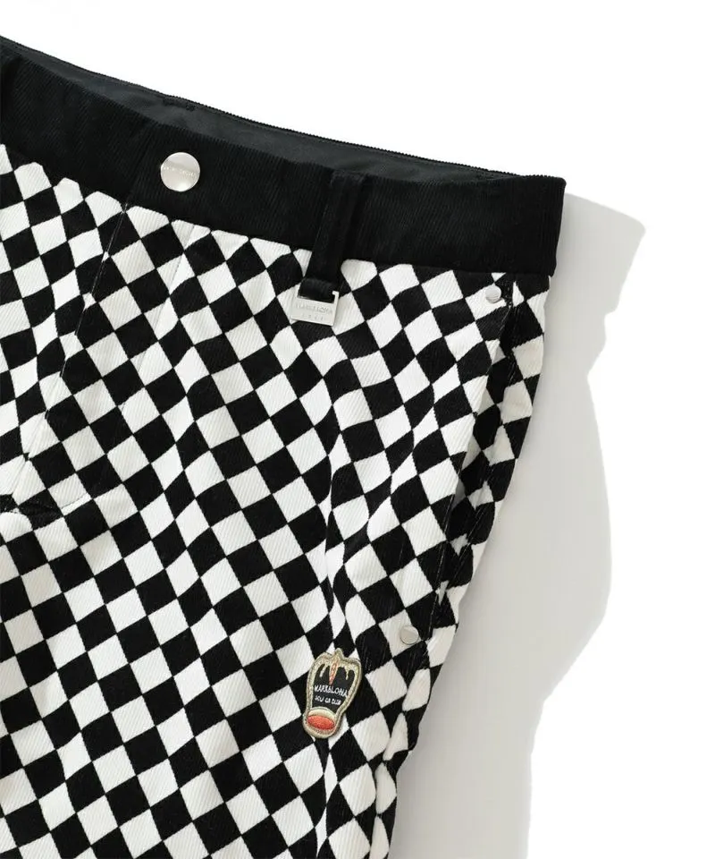Herren Cordhose Crown in WEIß