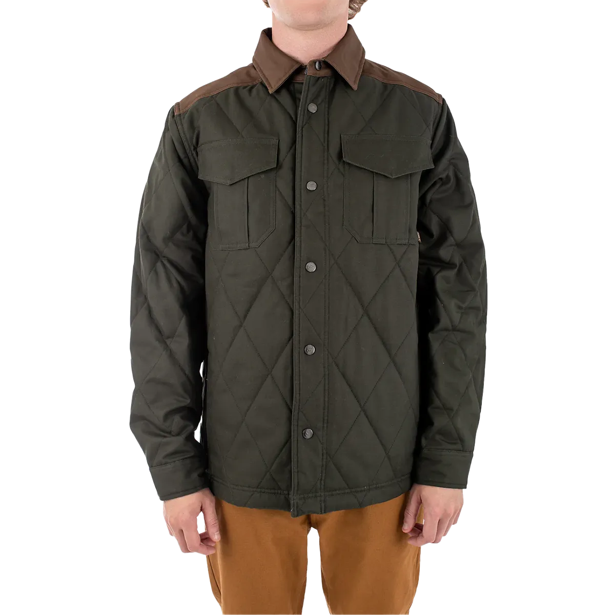 Herren Steppjacke aus Hartriegelstoff